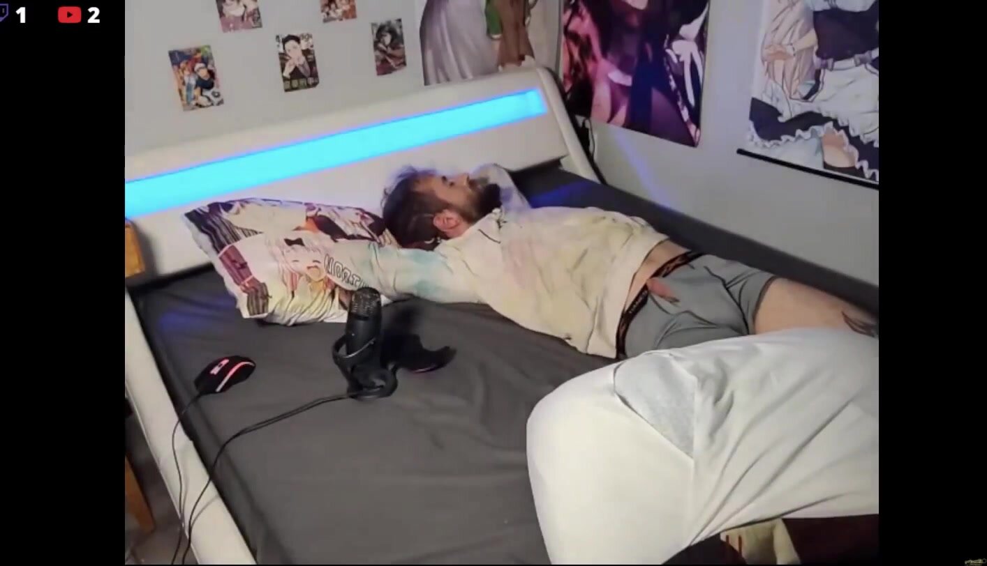 Streamer has an accidental dickslip Live