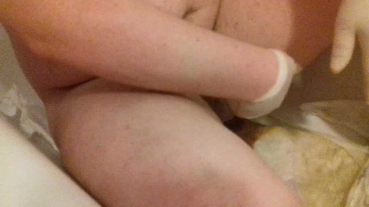 Messy and super wet Diaper Fun