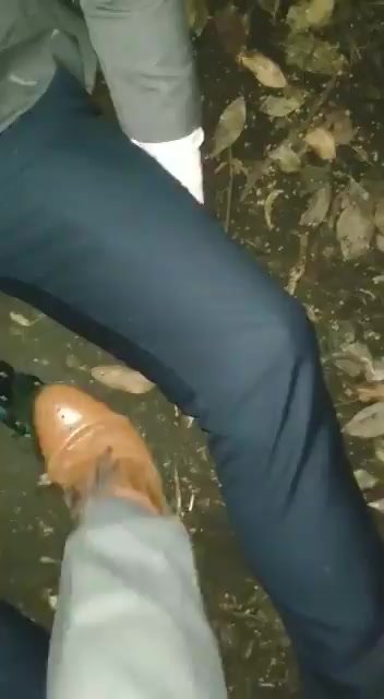Male dress shoes trample - video 7