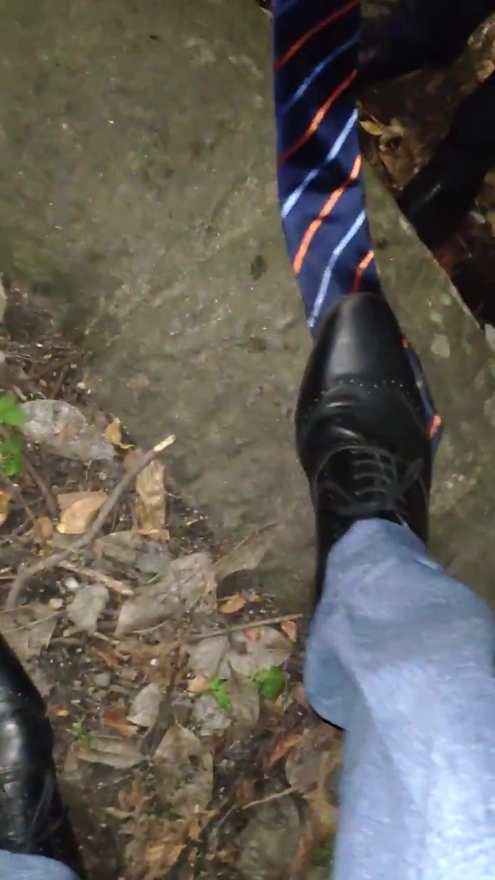 Male dress shoes trample - video 12