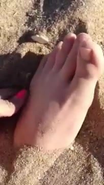 Femdom Men Buried In Sand