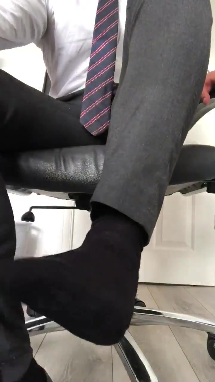 Master shows his socks
