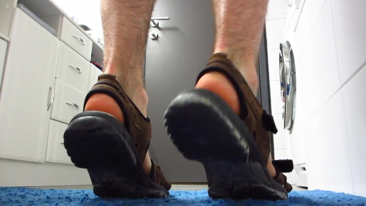Sweaty Feet Coming Out of Sandals
