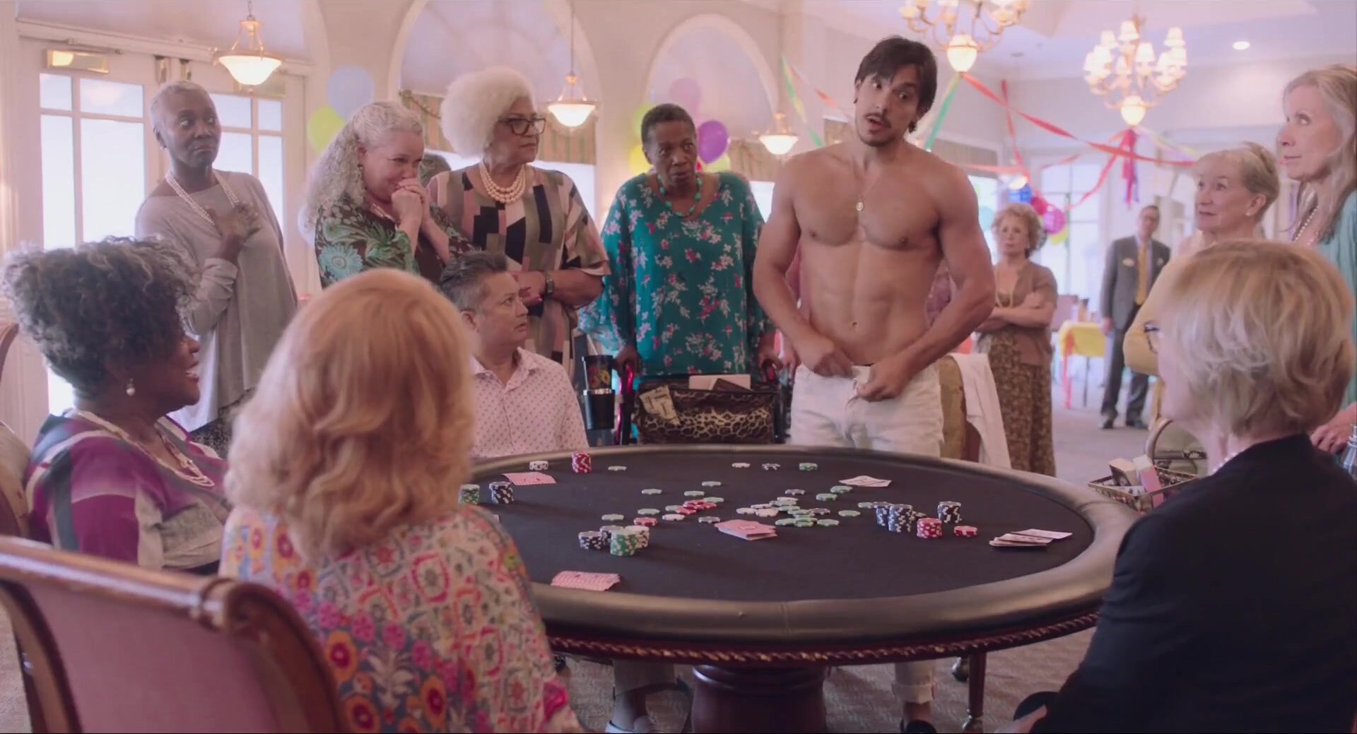 Fitness instructor loses at strip poker