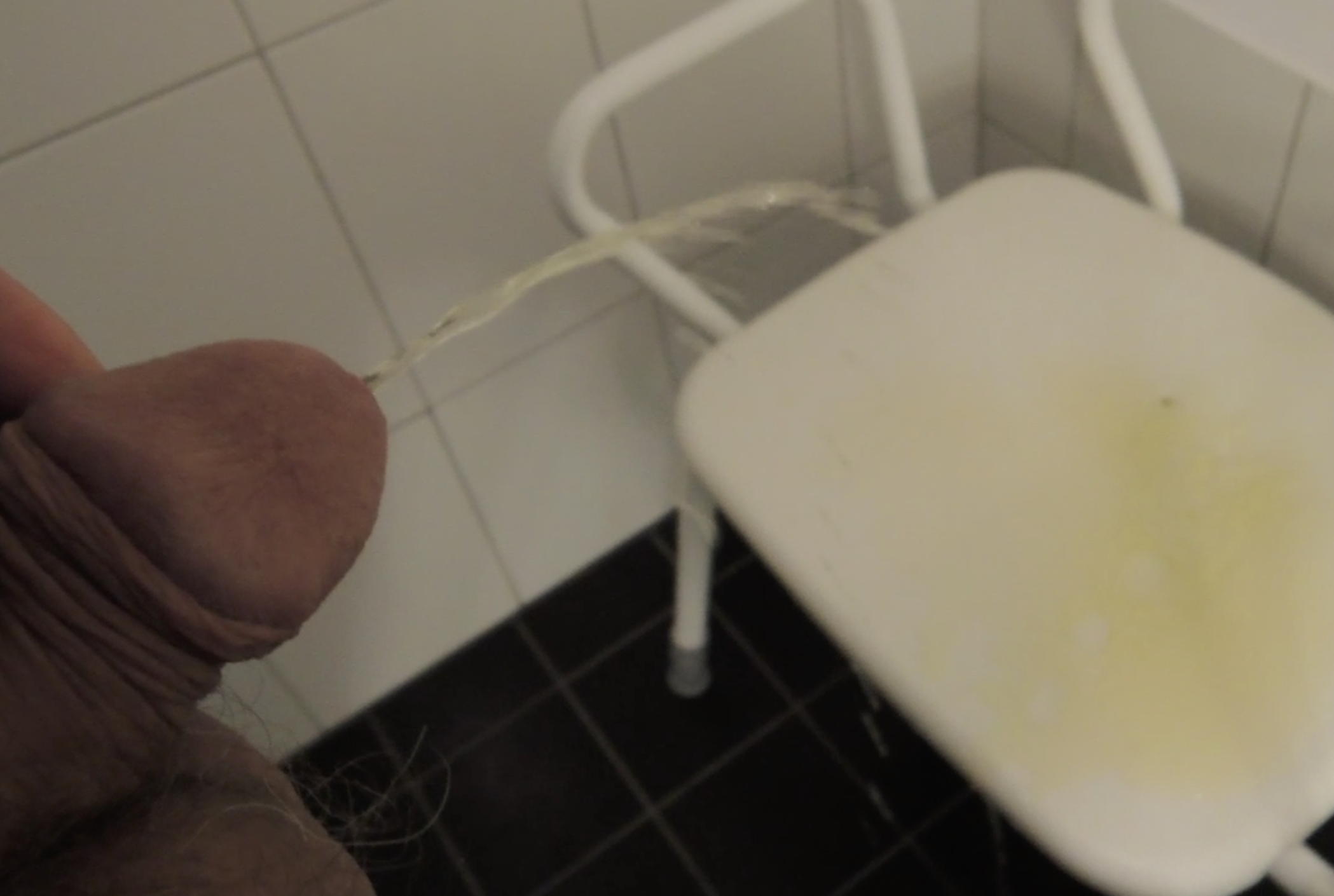 Me pissing on a chair