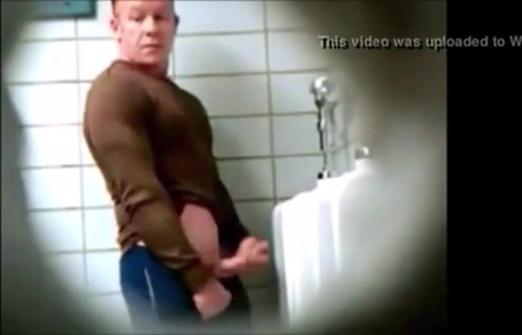 urinal voyeur jerk video
