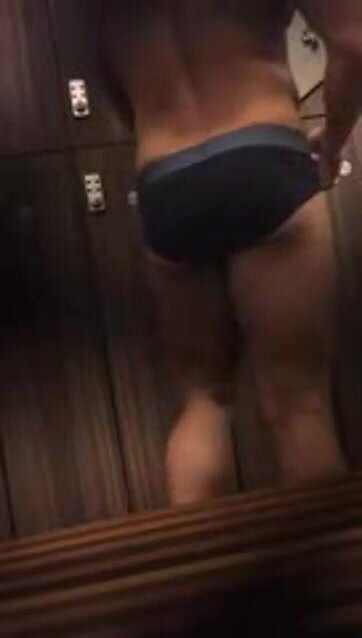 Sexy boy changing clothe