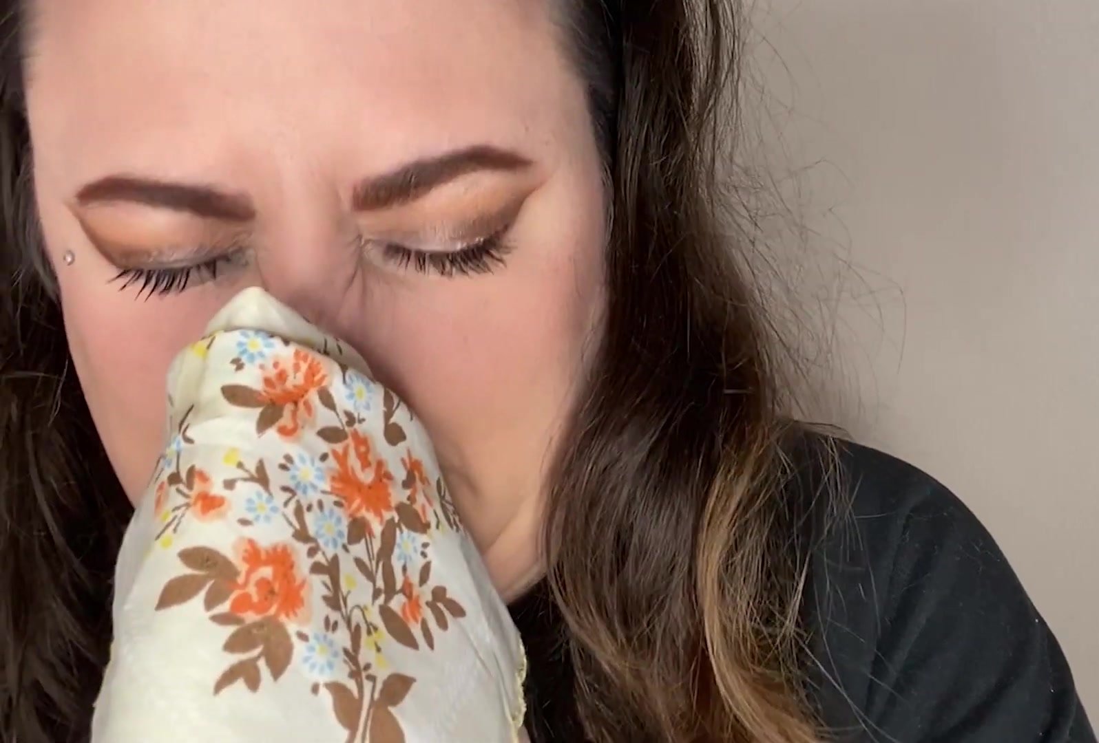 nose blowing