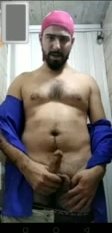 Syrian Horny Daddy Milking it