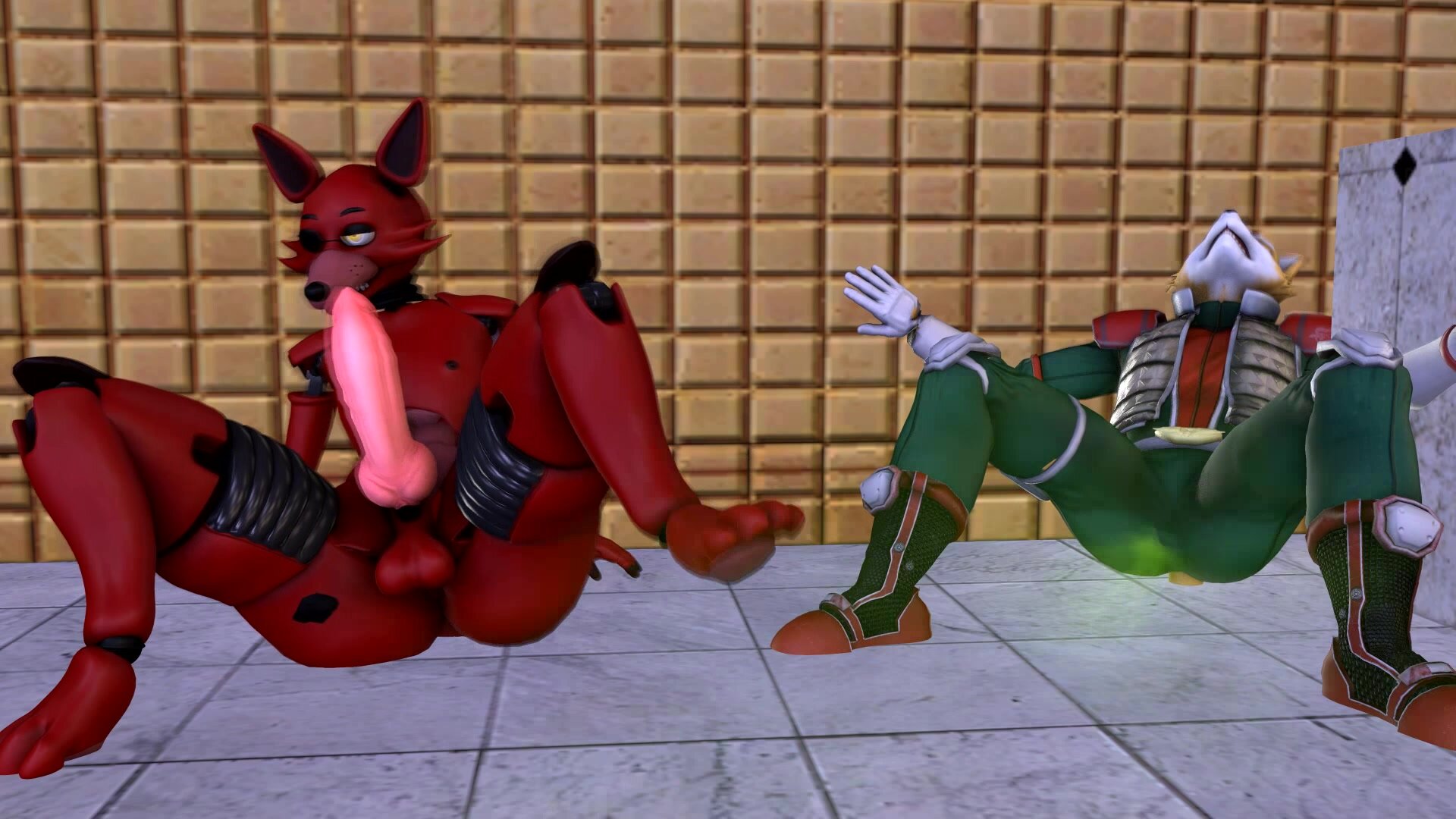 Foxy and Fox McCloud Farting