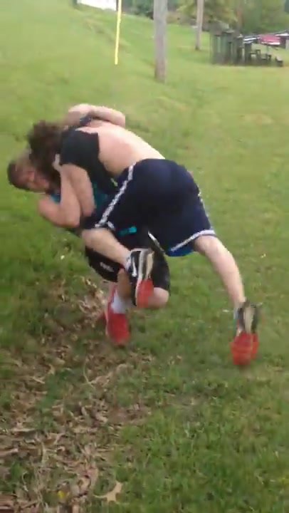 Real brawl fight after school