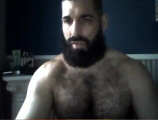 hot  Bear Daddy with big cock and cum