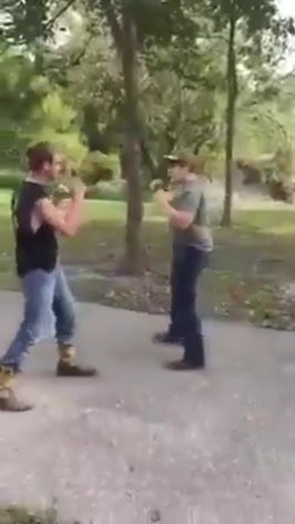 Rednecks fist fight