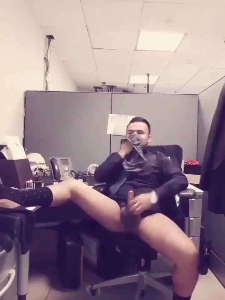 Jerking Off in The Office