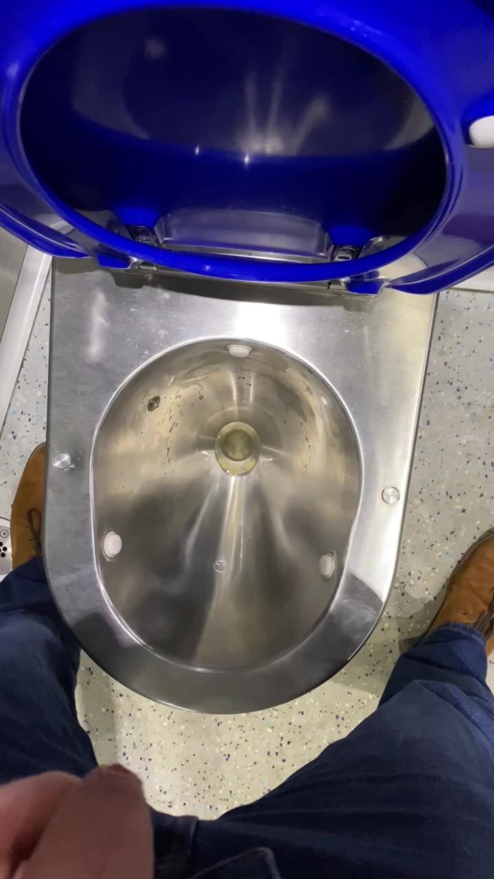 Pissing on a train