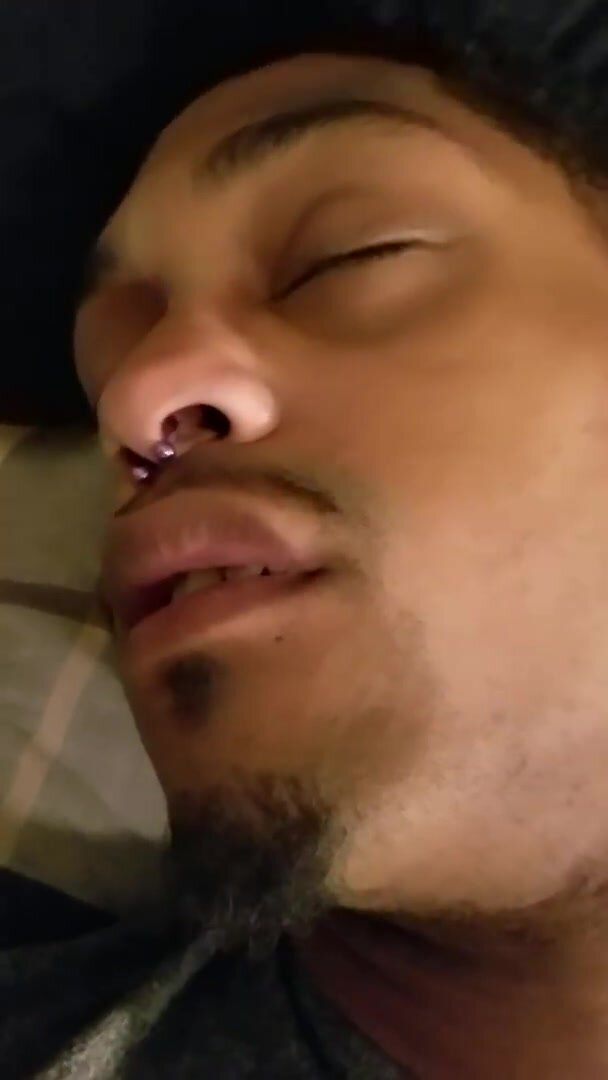 sexy sleeping and snoring dude