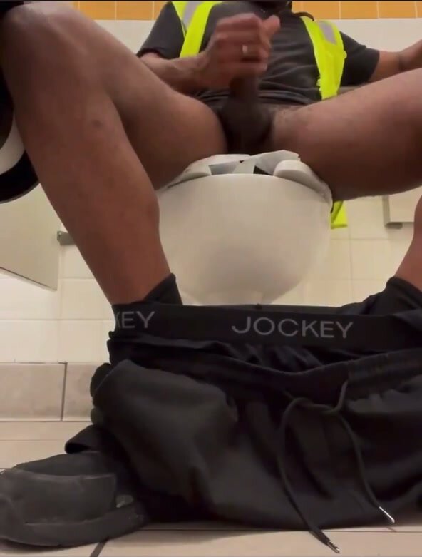 BBC Horny At Work Unloads Some Spunk!