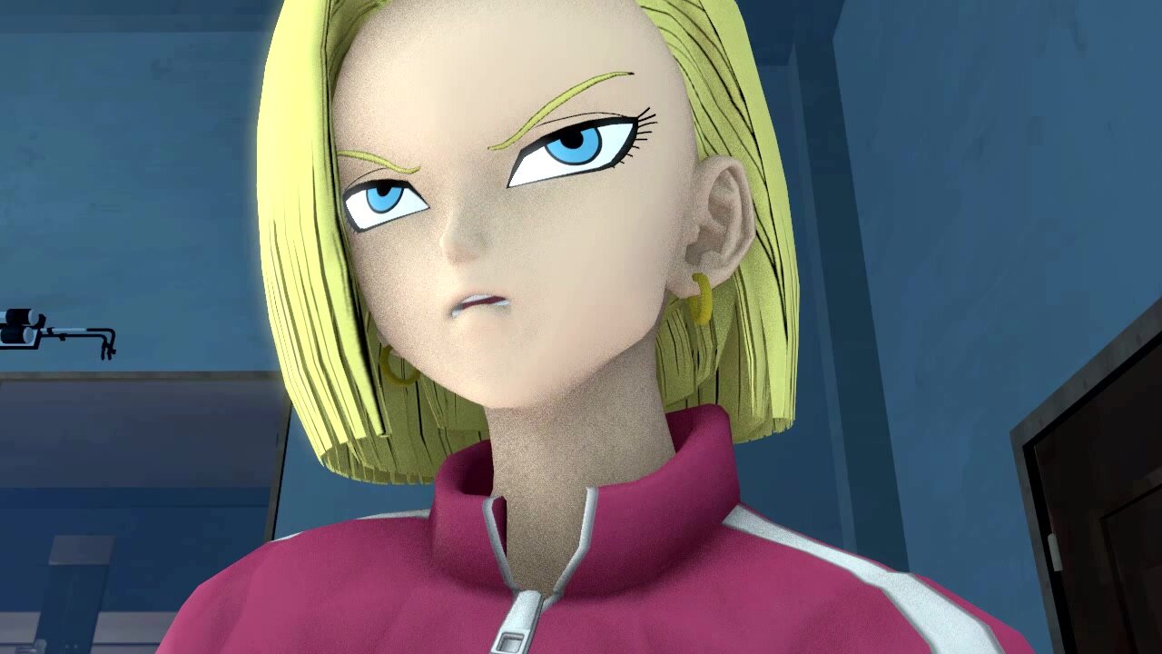 Android 18 wets herself