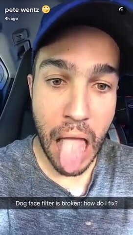Pete Wentz Silly face and voice