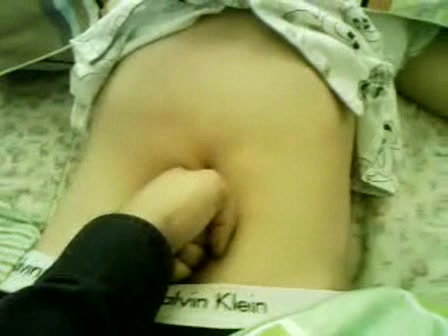 Navel torture - video 5