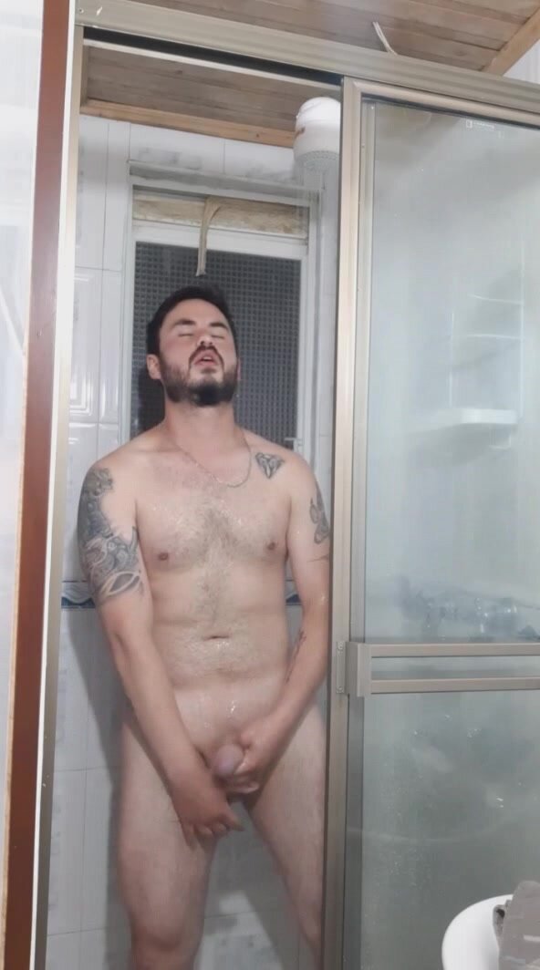 hot guy in shower - video 2