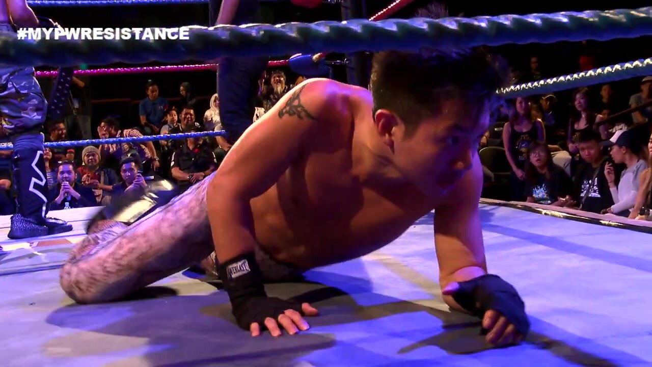 Cute chinese wrestler dominated and passed out