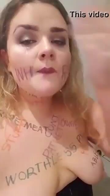 whore slave shows her deepthroat skills