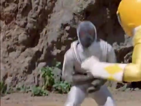 Z Putty Patroller getting destroyed by power rangers