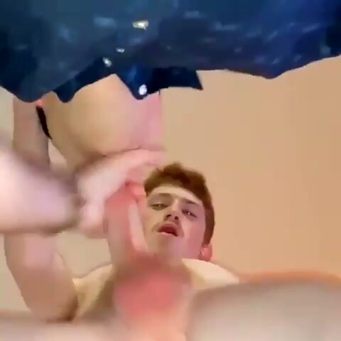 Cute str8 ginger bro gets serviced