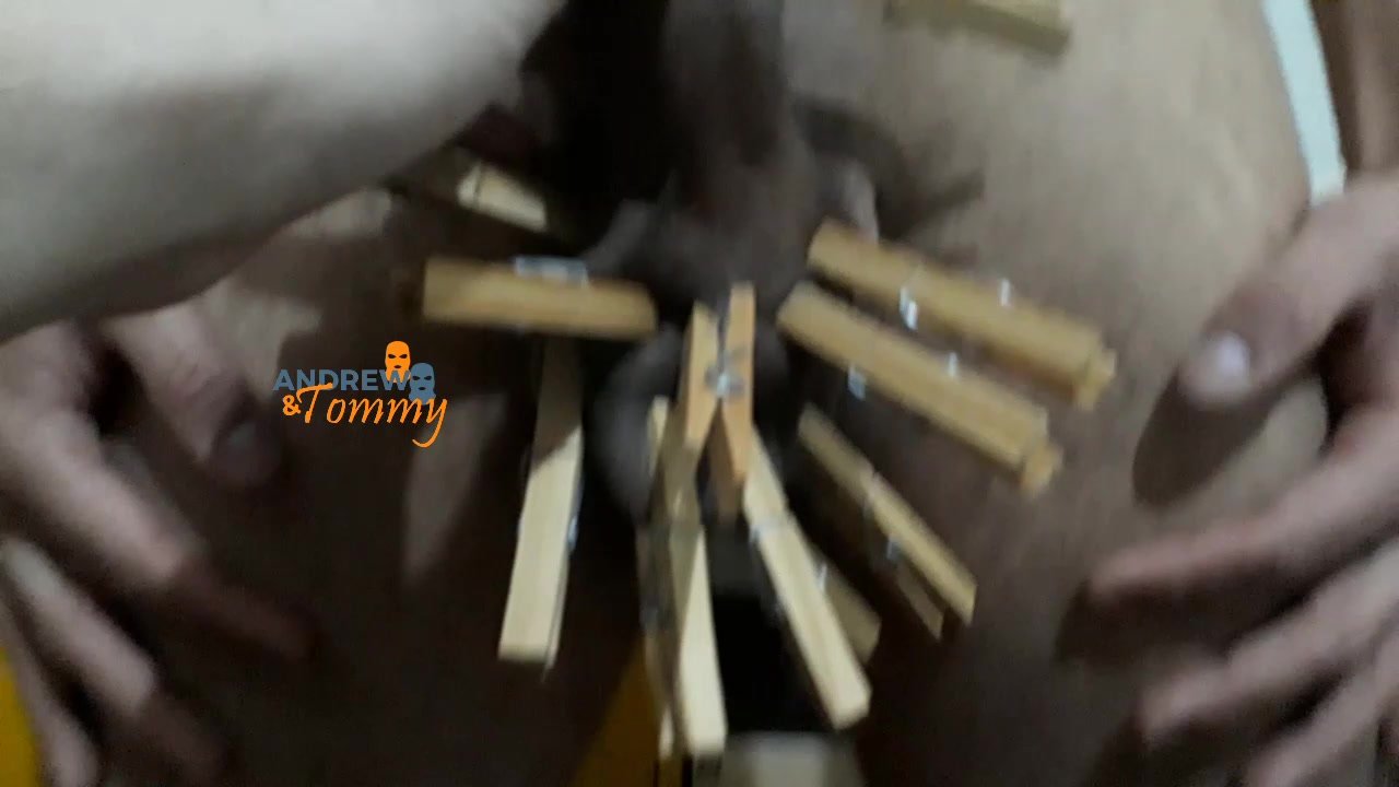 Cock and ball torture of my slave