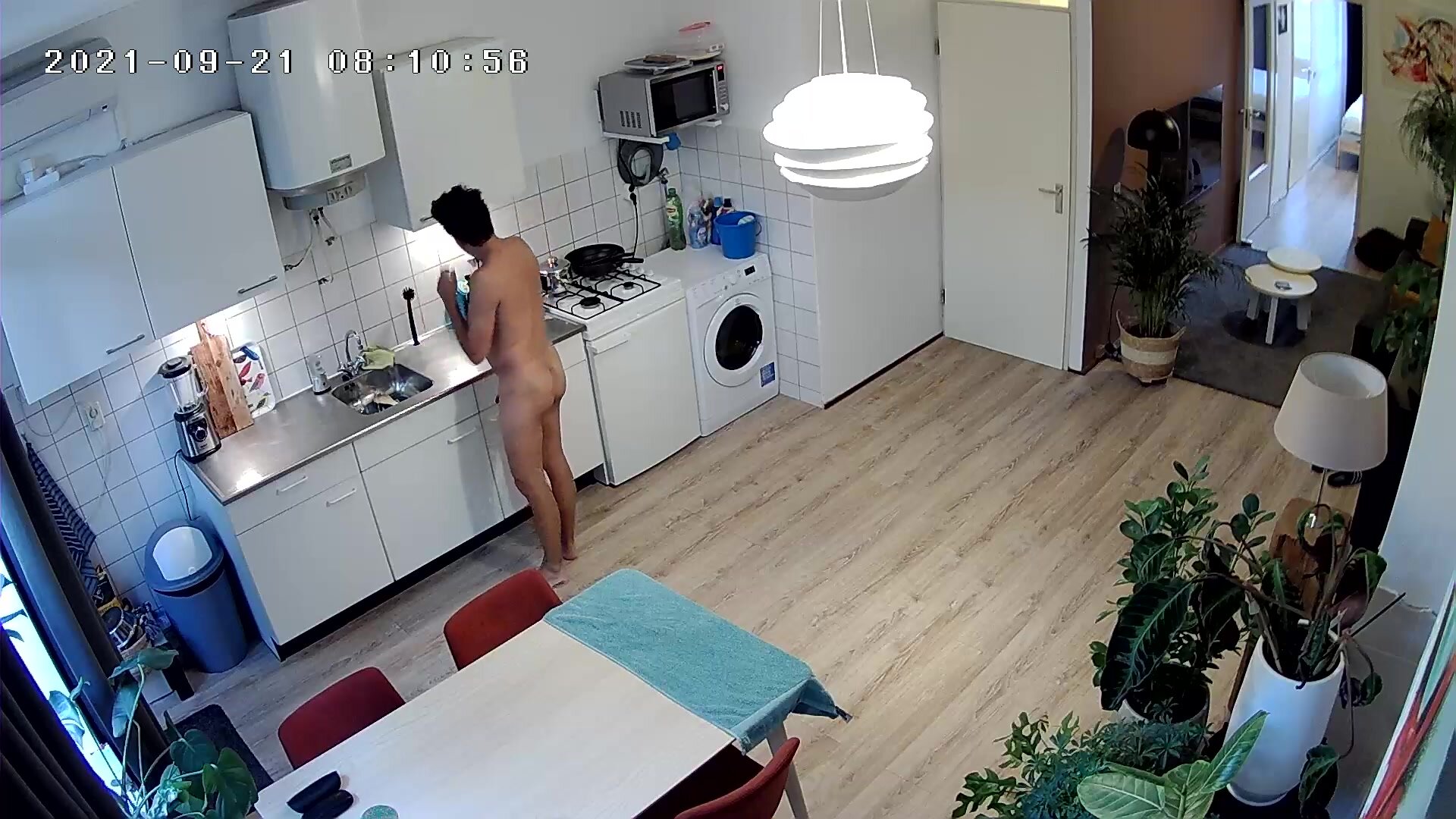 Dutch fit guy naked on IPCAM