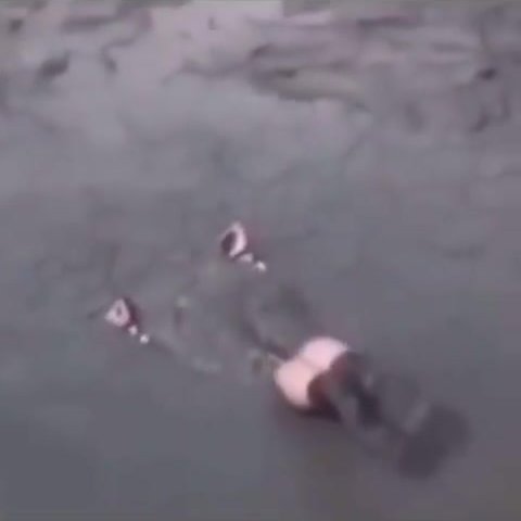 Japanese Girl Dives Into Mud