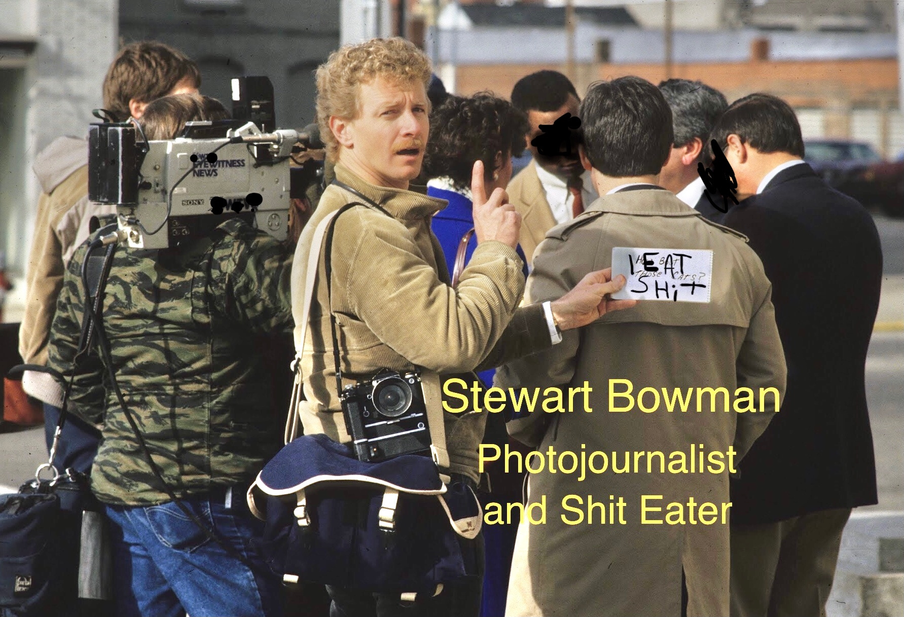 Black Man Shits in Stewart the Photojournalist's Mouth