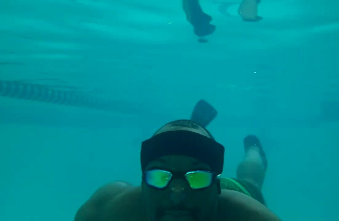 swimming underwater breath hold day 2