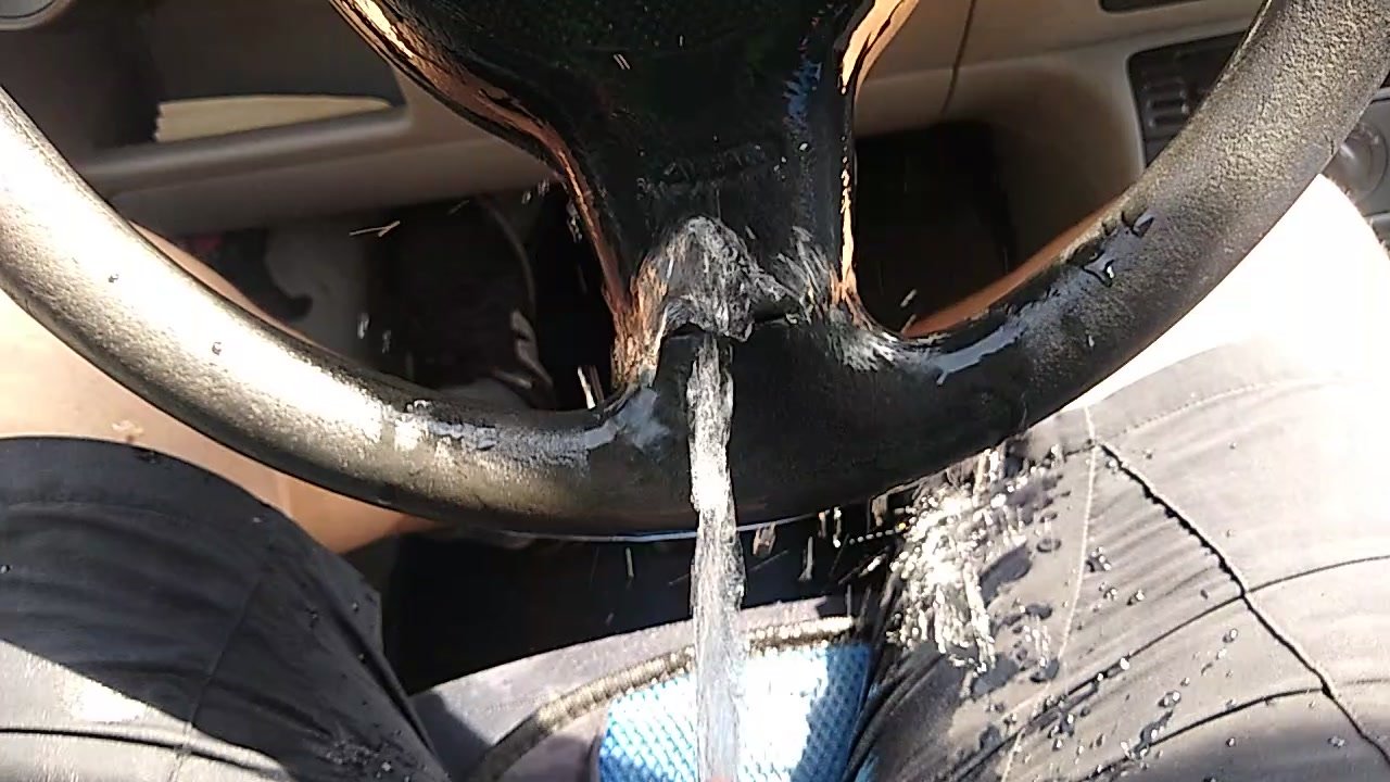 Desperate car pee - video 2