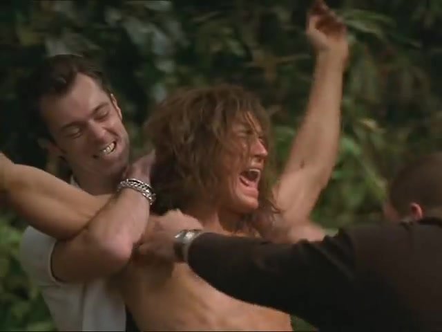 George of the jungle tickle scene