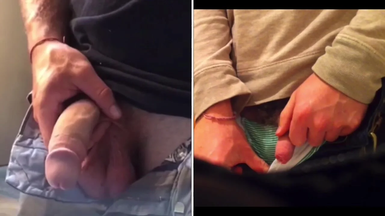 Cock Compare: Small dick vs big dick piss - ThisVid.com