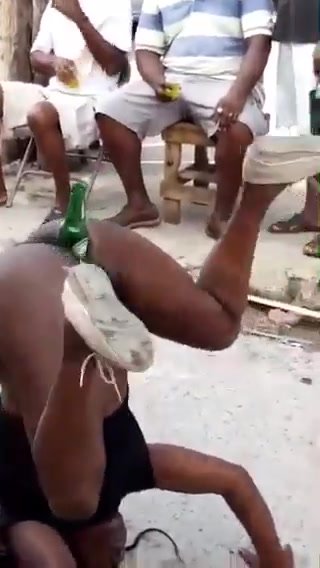African public bottle play
