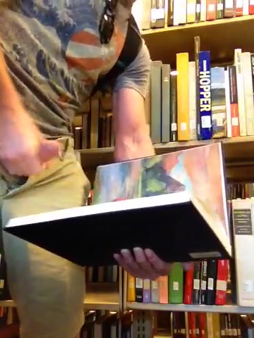 Cumming in a Library Book