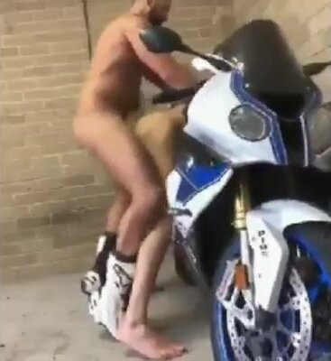 fucking the slut on the motorcycle