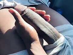 Hung teen plays with his cock