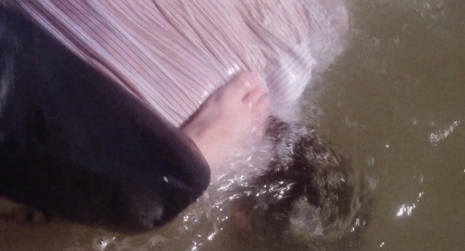 Femdom - Attempt drown under bare foot trample