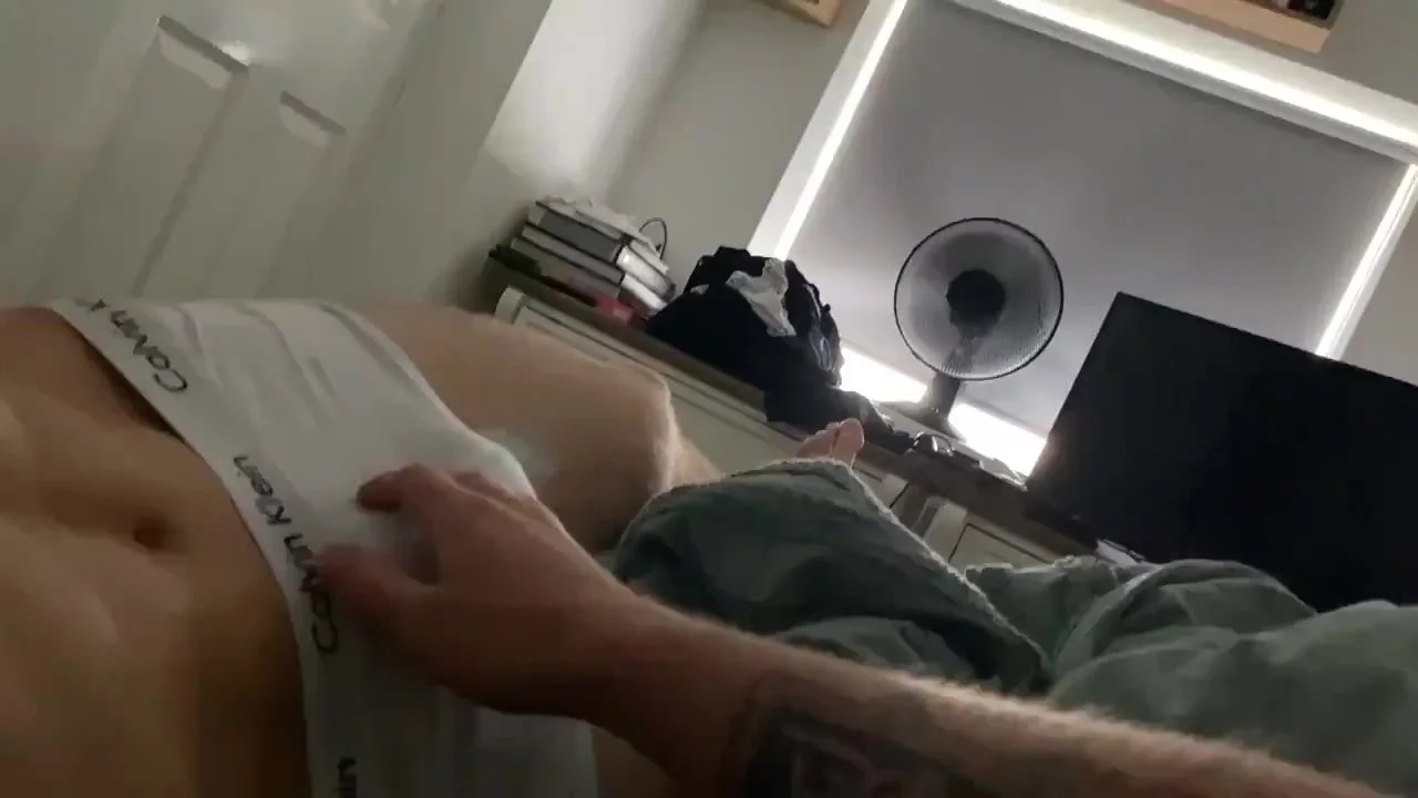 Calvin Klein Waking him up with a blowjob pic