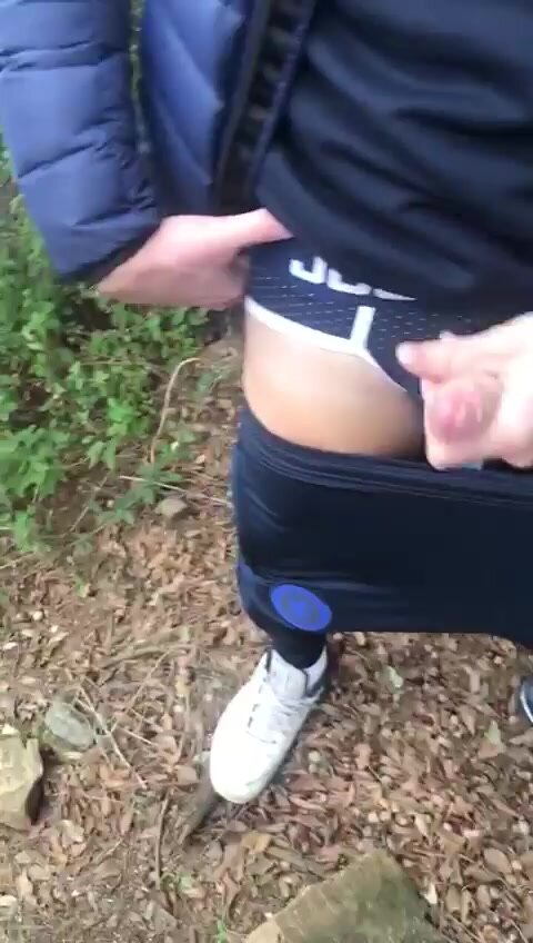 Cumming with my friend in trackies