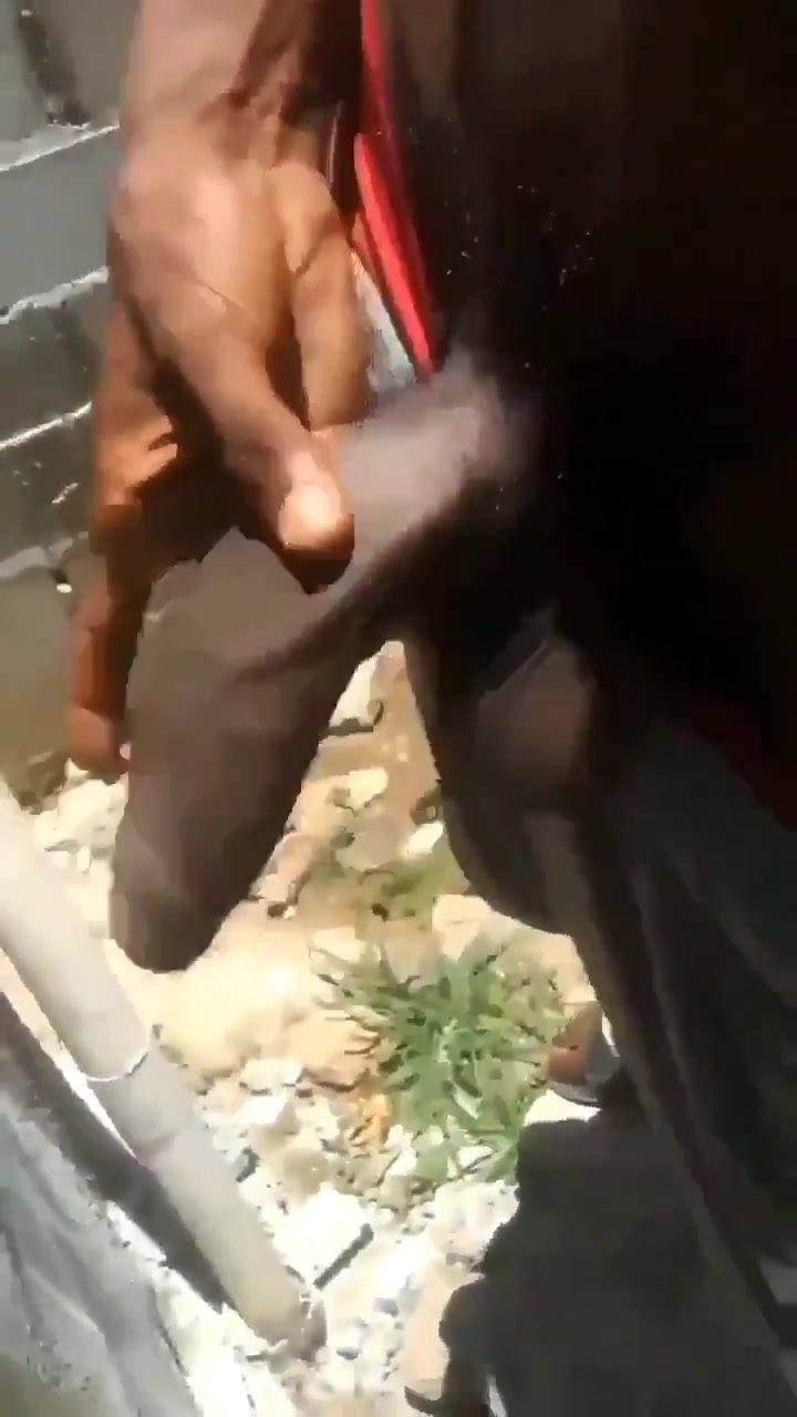 pissing and shaking