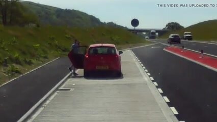 Welsh Woman Roadside Pee