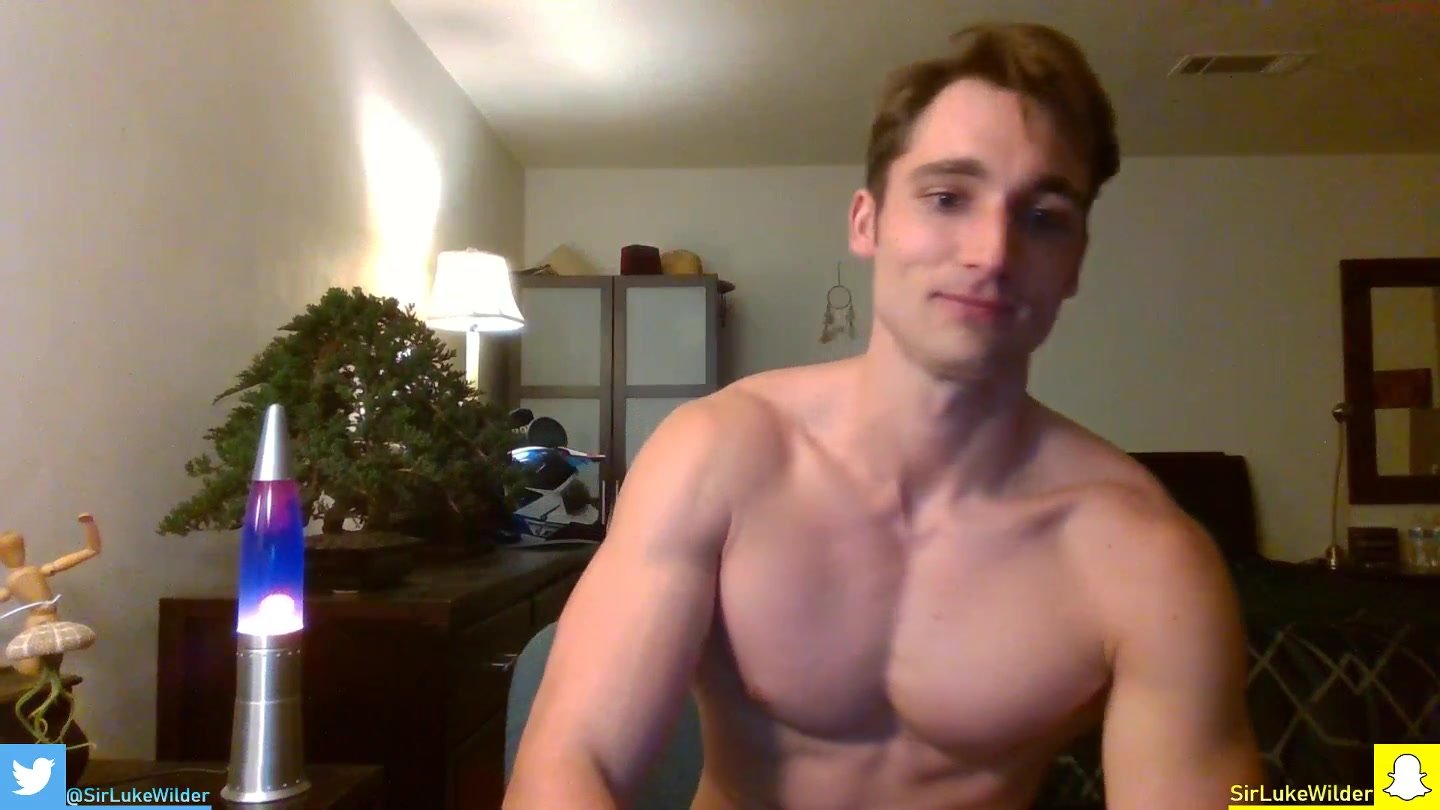 Tall stud shows off on cam
