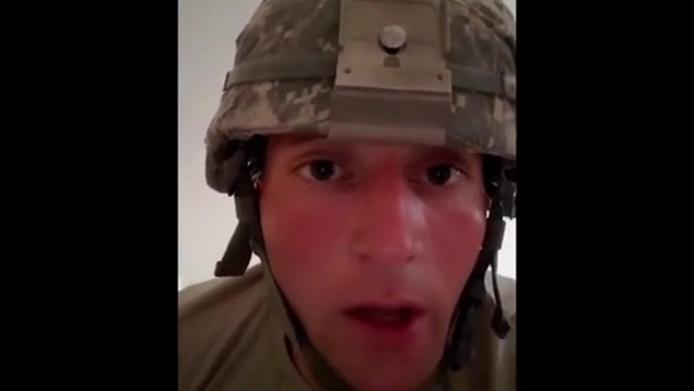 Army Guy Cums On Boots