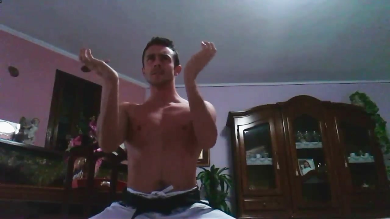 Muscled Karate Man