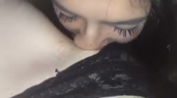 cute chick sucks and fingers her friend's pussy